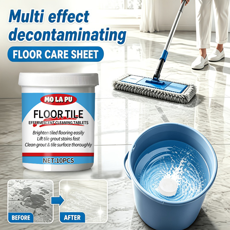 Shower Steamer Tablet - Floor Cleaning Effervescent Tablets - Tile