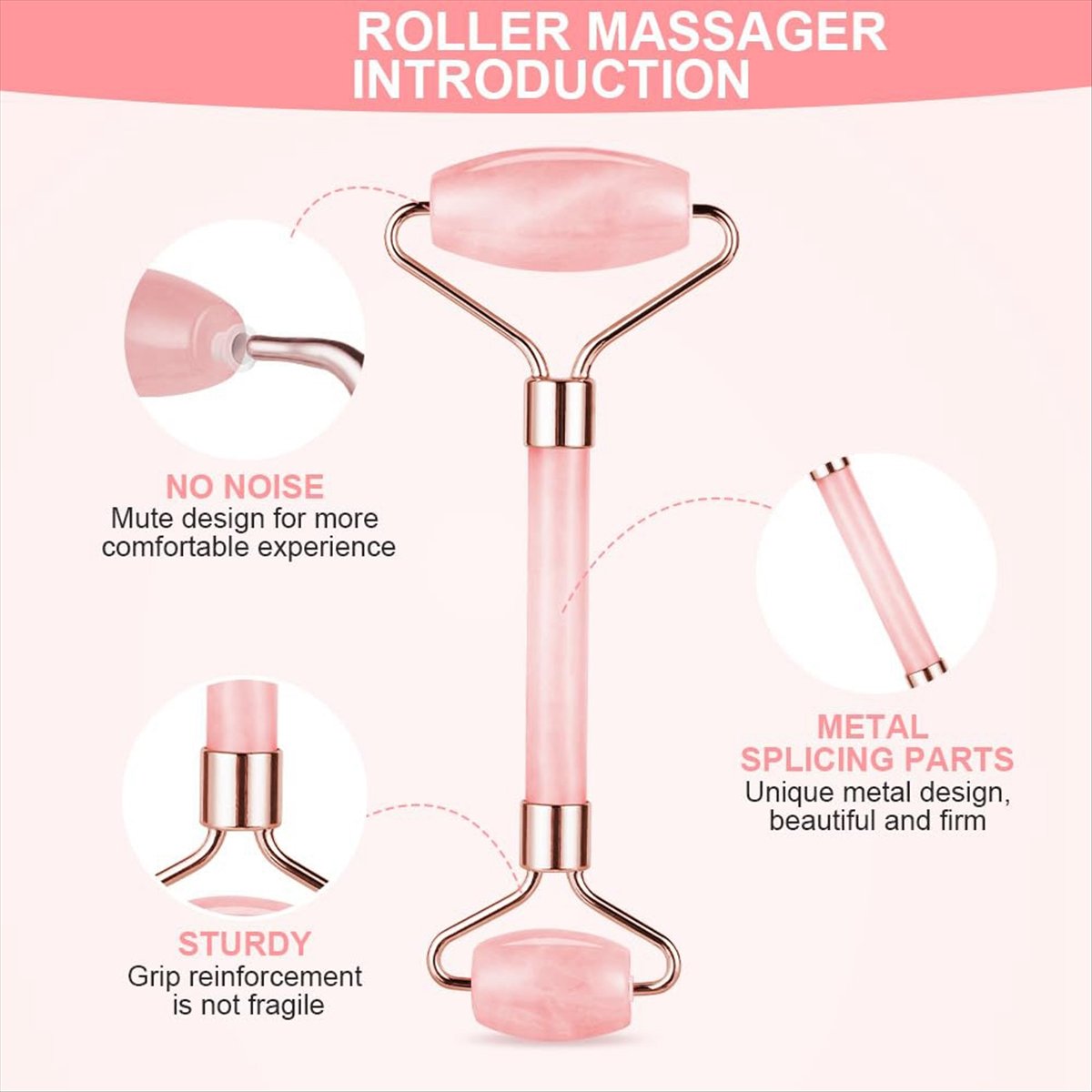 MSOR New Gua Sha Tools Jade Ro - Jade Roller Stone recension och pris