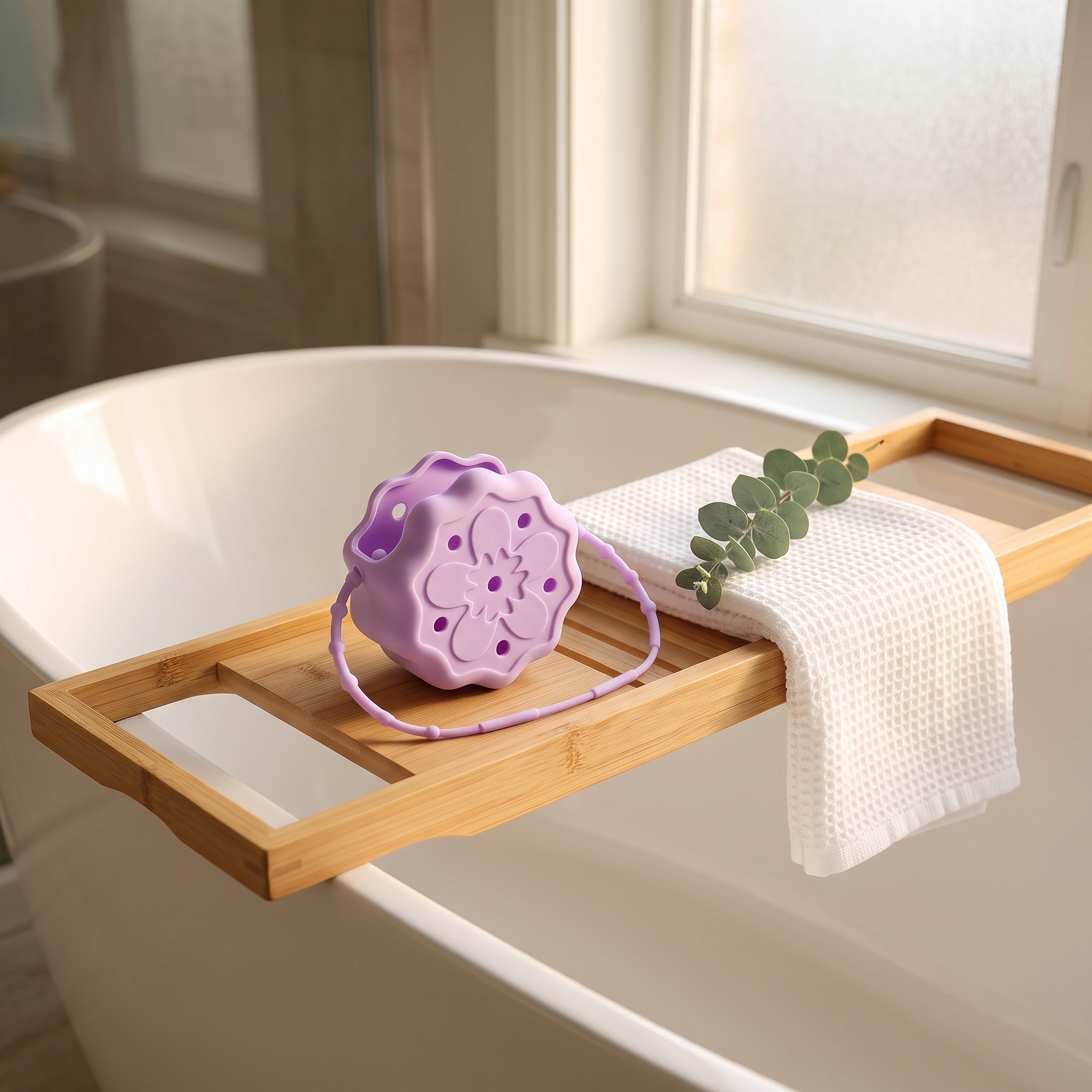 Purple Silicone Shower Steamer - Shower Steamer Tablet recension och pris