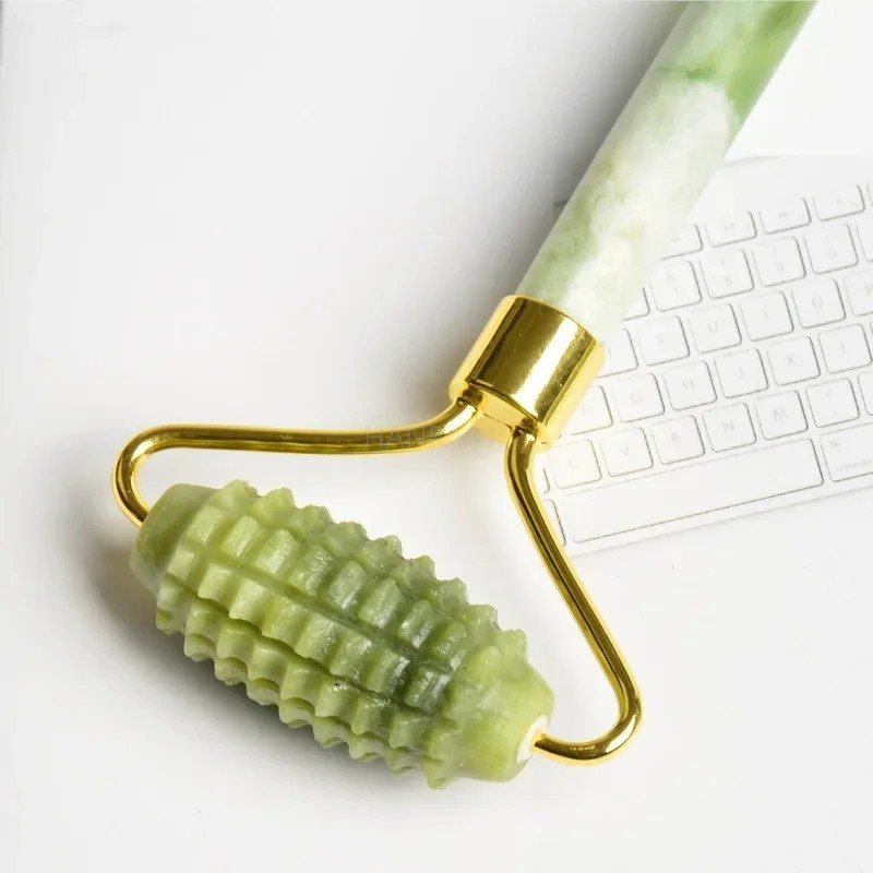 Facial Jade Massage Roller Set - Jade Roller Stone recension och pris