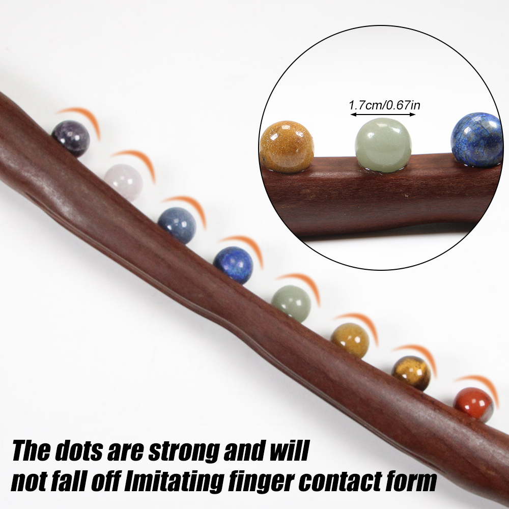 Wood Massage Stick 10 Jade Sto - Jade Roller Stone recension och pris