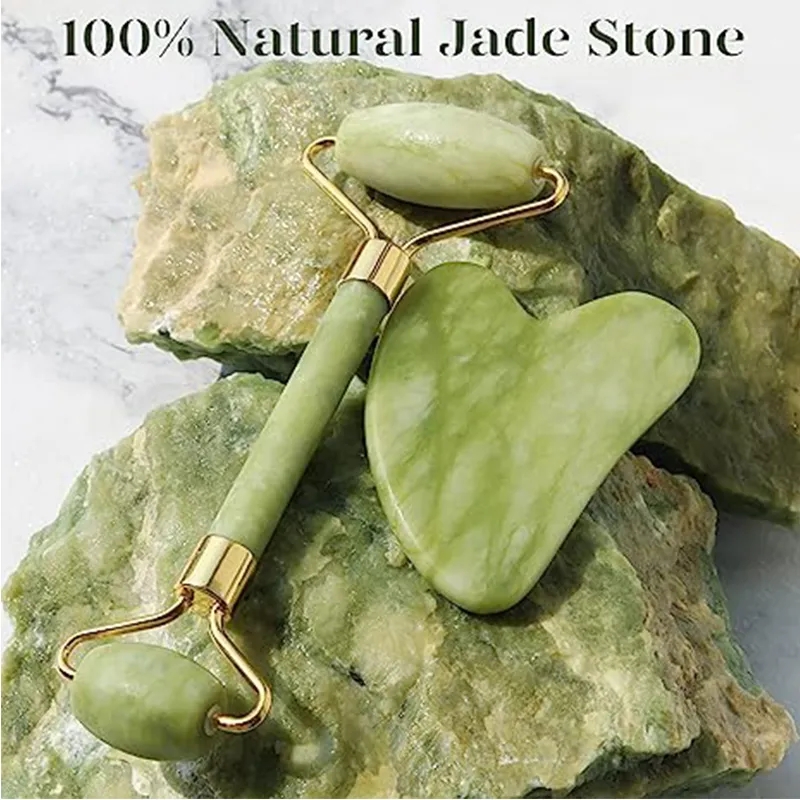 Natural Jade Roller Gua Sha Ma - Jade Roller Stone recension och pris