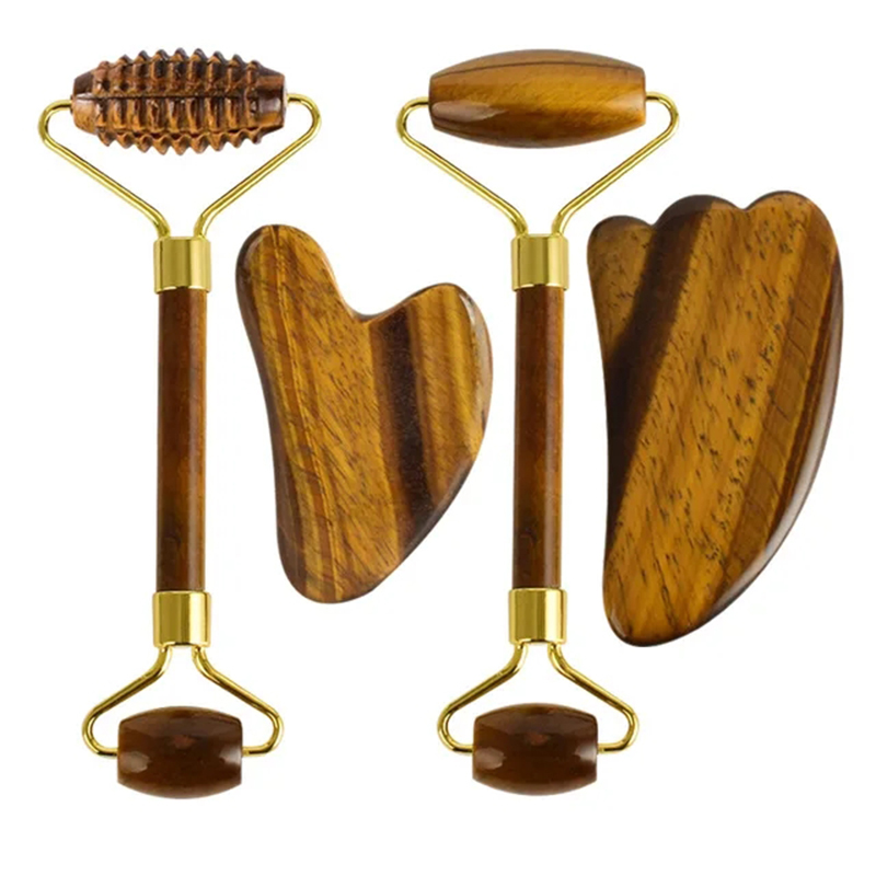 Natural Tiger Eye Jade Roller  - Jade Roller Stone recension och pris