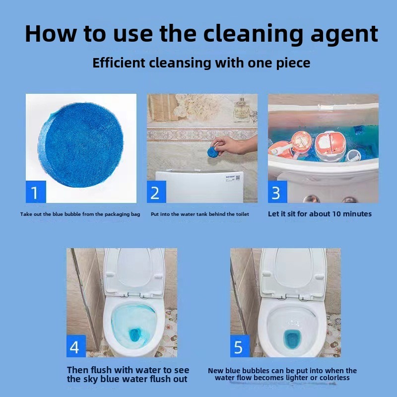 1pack of 10 Automatic Blue Bub - Shower Steamer Tablet recension och pris