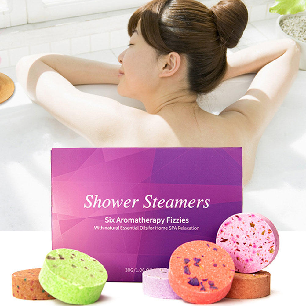 6Pcs Aroma Bath Tablets Premiu - Shower Steamer Tablet recension och pris