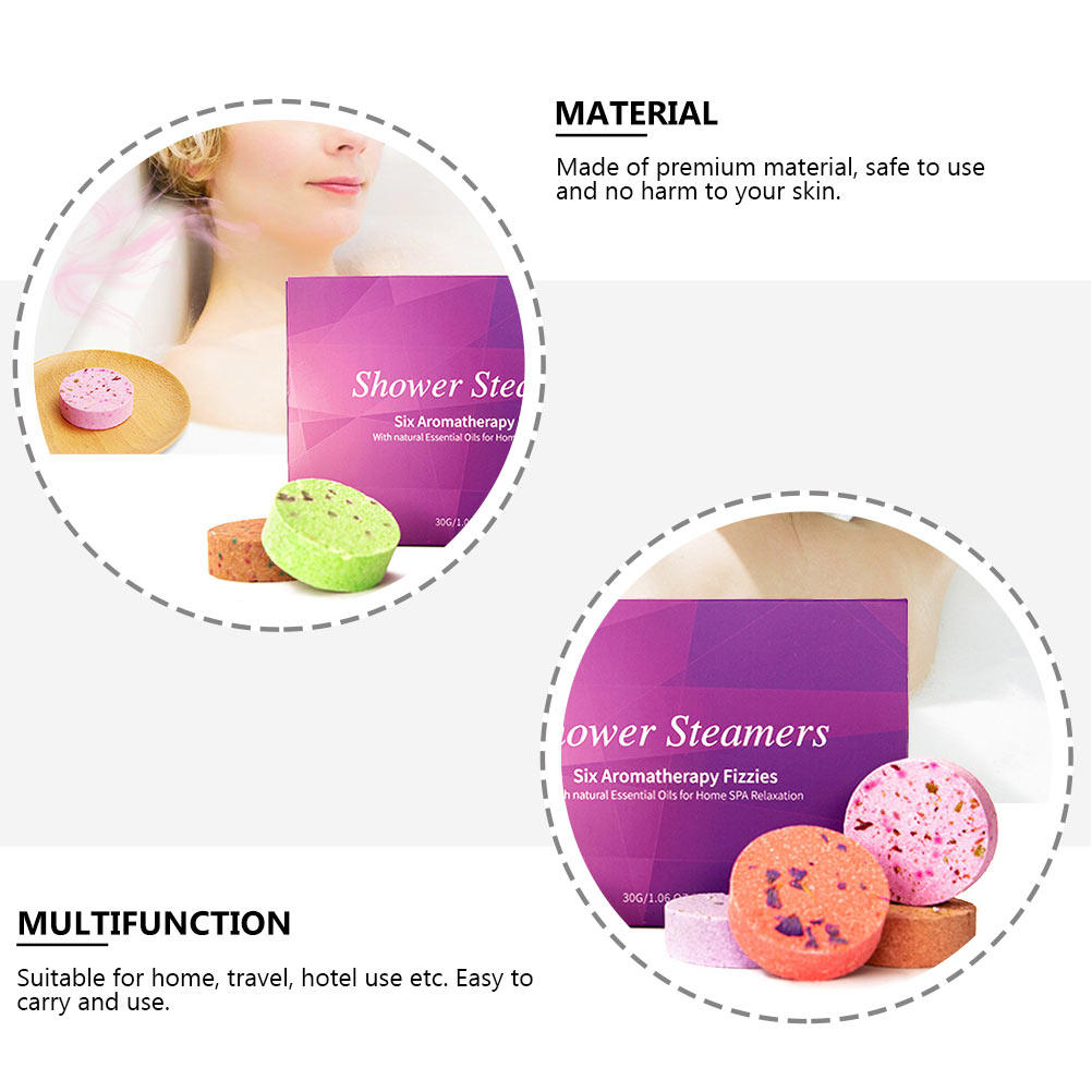 6Pcs Aroma Bath Tablets Premiu - Shower Steamer Tablet recension och pris